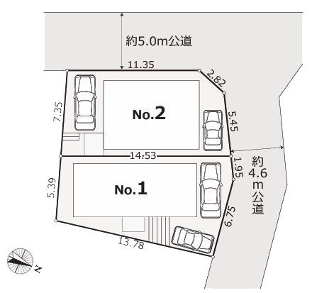 【1号棟】保土ケ谷区新築戸建2台駐車可パントリー
