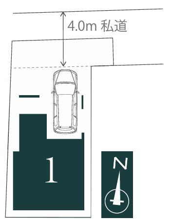 【1号棟】川崎区新築戸建ビルトイン車庫パントリー