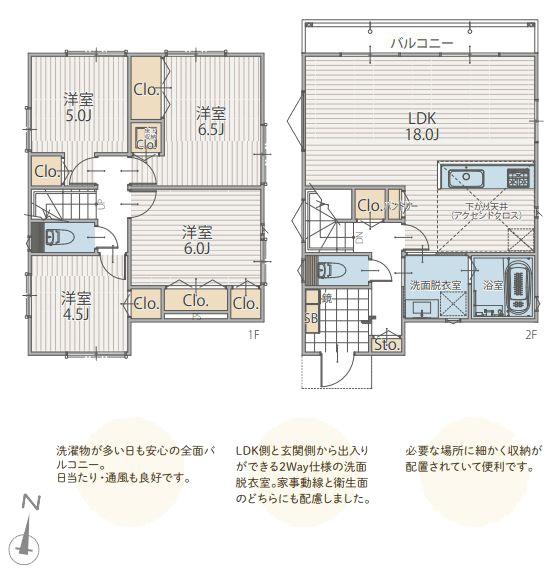 【2号棟】磯子区新築戸建南道路パントリー