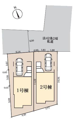 【1号棟】中区新築戸建ビルトイン車庫納戸