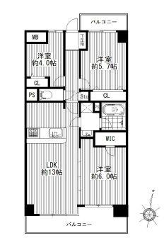 コスモ戸塚ツインコートA棟【バス停歩1分・ペットOK】