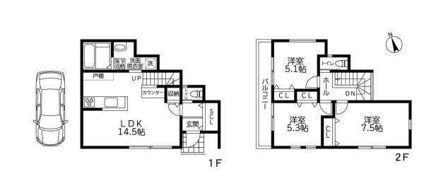 横浜市磯子区滝頭１丁目の新築一戸建