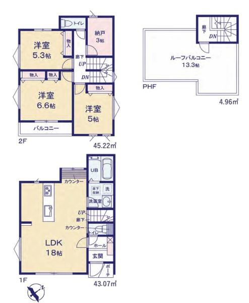 相模原市南区鵜野森３丁目の新築一戸建