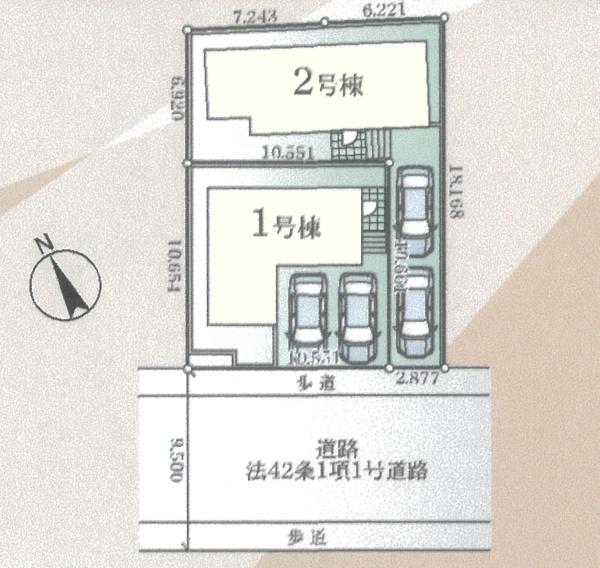 【1号棟】青葉区新築戸建＃駅徒歩14分＃カースペース2台