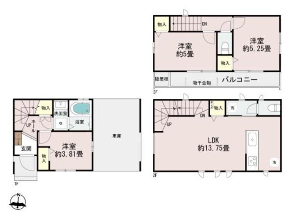 川崎市中原区新城中町の新築一戸建