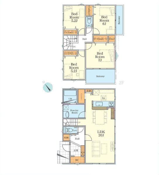【1号棟】港南区新築戸建2台駐車可SICLDK20帖
