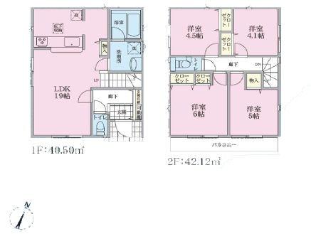 【3号棟】保土ケ谷区新築戸建対面キッチンLDK19帖