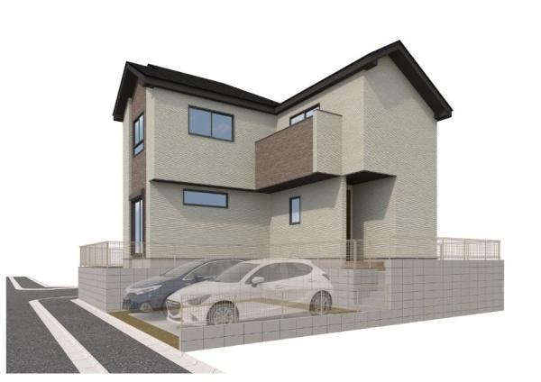 【1号棟】町田市新築戸建日当◎角地2台駐車可