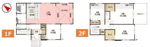 【1号棟】町田市新築戸建角地カースペ2台WIC×2
