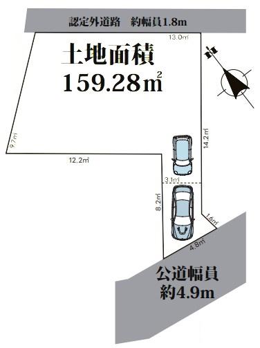 町田市売地　建築条件なし　更地　2駅利用可　南道路