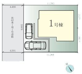 【1号棟】戸塚区新築戸建　リビング階段　2台駐車可