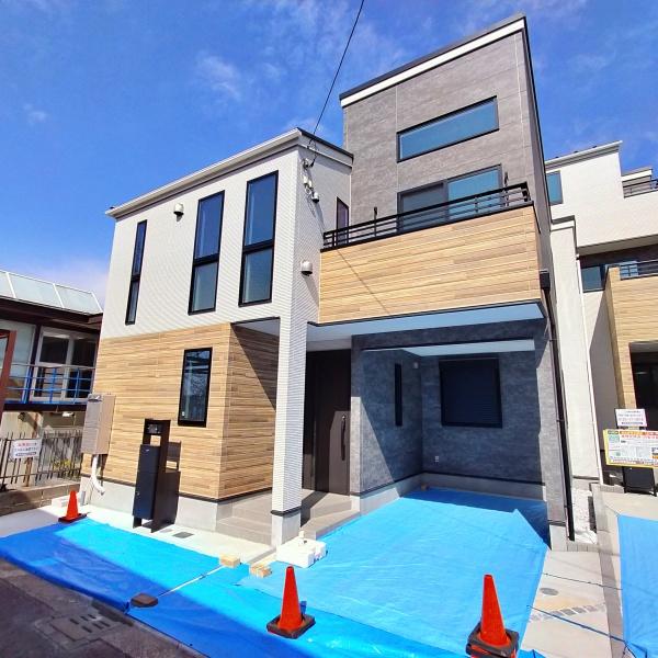 【1号棟】鶴見区新築戸建ビルトイン車庫対面キッチン
