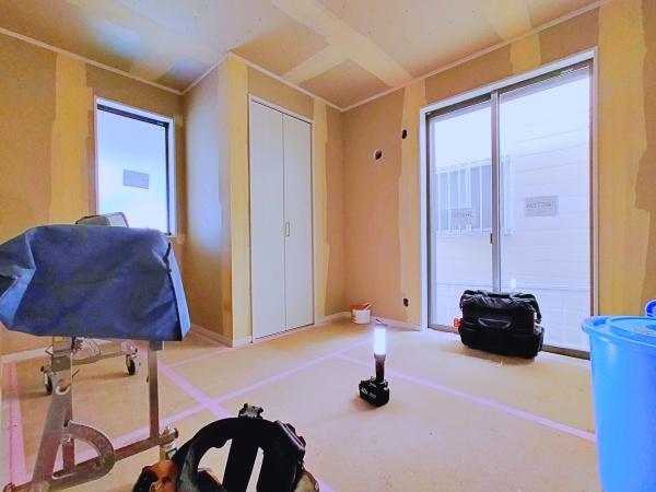 南区新築戸建坂無しビルトイン車庫カップボード