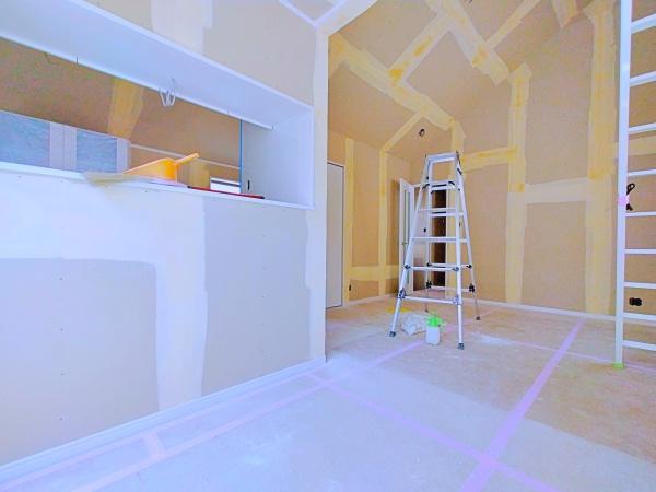 南区新築戸建坂無しビルトイン車庫カップボード