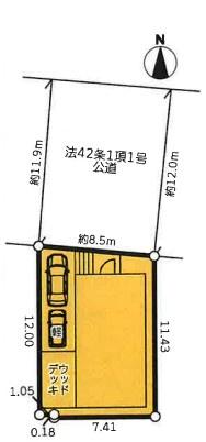 座間市中古戸建　ウッドデッキ　地下室　リビング階段