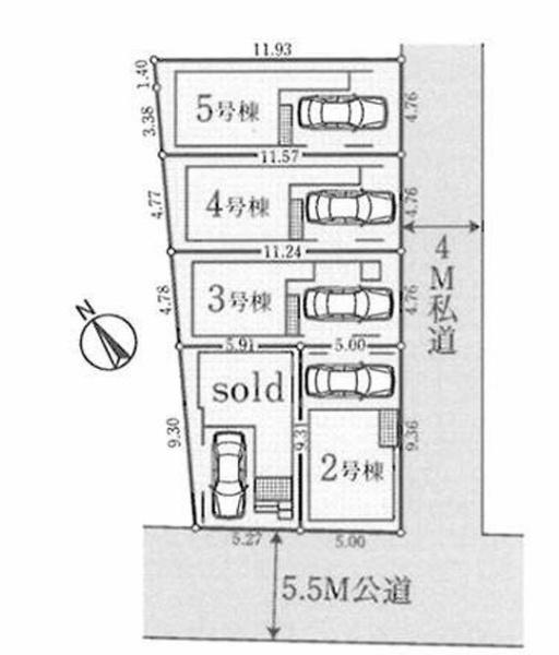 【3号棟】鶴見区新築戸建駅徒4分ビルトイン車庫