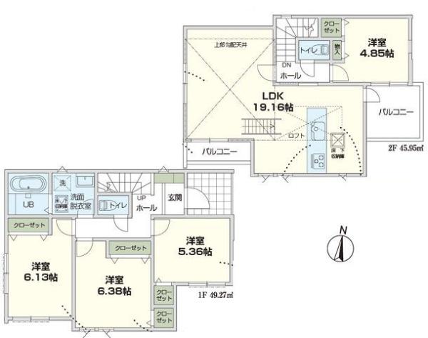 【1号棟】茅ヶ崎市新築戸建海岸2台駐車可南向き
