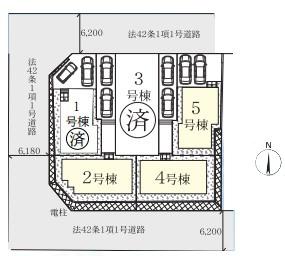 【2号棟】横須賀市新築戸建LDK20帖　2台駐車可