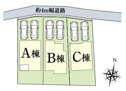 【A棟】旭区新築戸建カースペ2台SICWIC吹抜け