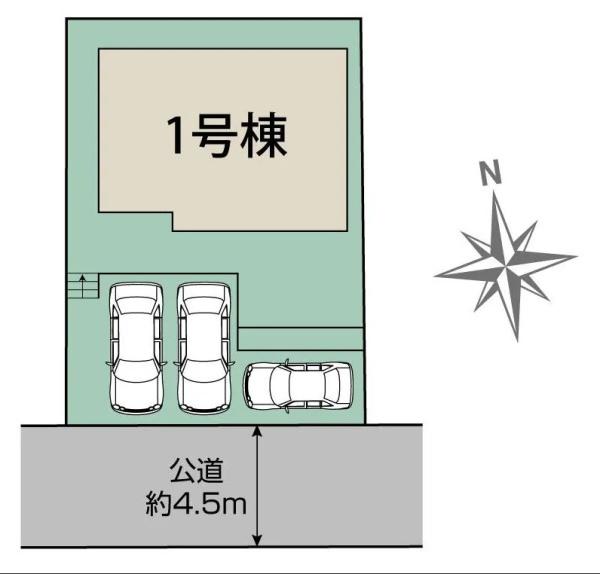 【1号棟】金沢区新築戸建タタミカースペ3台床暖房
