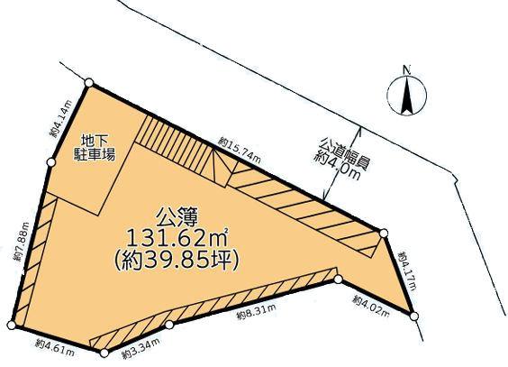 神奈川区売地建築条件無し地下車庫駅徒3分