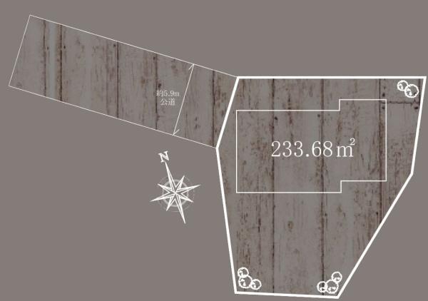 磯子区売地　小学校歩6分　お庭
