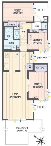 ルネ上星川２号棟【駅徒4分】