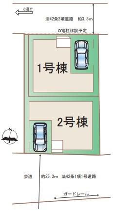 【2号棟】中区新築戸建　ビルトイン車庫　納戸