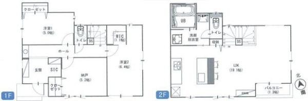 【2号棟】保土ケ谷区新築戸建アイランドキッチン