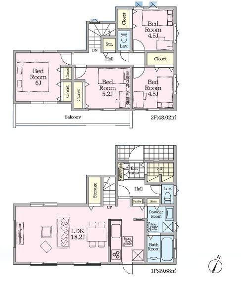 【1号棟】横須賀市新築戸建2台駐車可SICパントリー