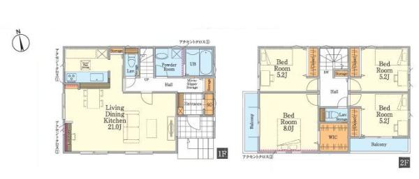 【1号棟】海老名市新築戸建2台駐車可3路線利用可
