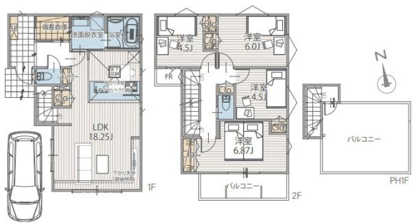 【4号棟】保土ケ谷区新築戸建　LDK18帖　ルーバル