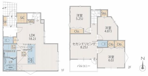【1号棟】保土ケ谷区新築戸建LDK18帖SIC