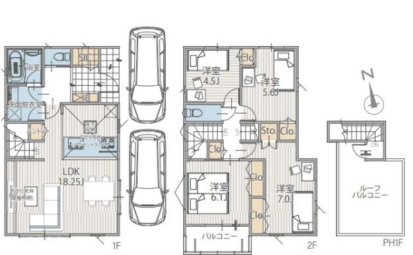 【5号棟】保土ケ谷区新築戸建　LDK18帖　ルーバル