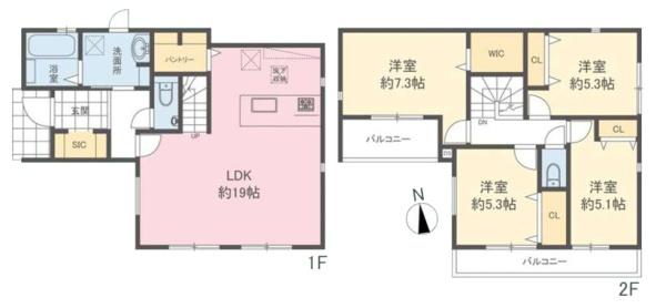 藤沢市新築戸建鵠沼駅歩13分WICSICパントリー