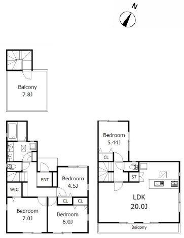 【3号棟】綾瀬市新築戸建WIC屋上