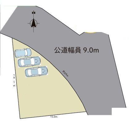 藤沢市売地3台駐車可建築条件無し