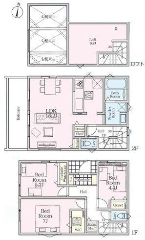 【1号棟】茅ヶ崎市新築戸建WICロフト