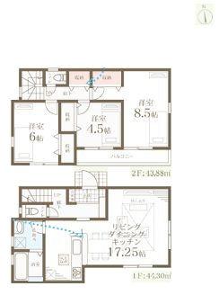 【1号棟】旭区新築戸建駅徒7分小学校徒4分