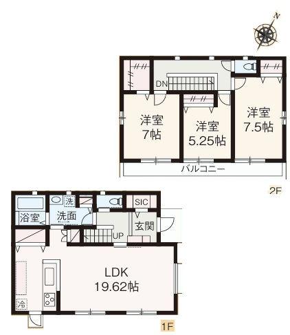 横須賀市新築戸建地下車庫ワイドバルコニー