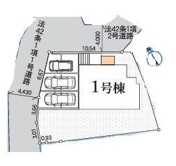 【1号棟】横須賀市新築戸建3台駐車可WIC角地
