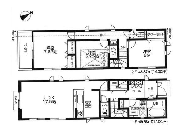 鶴見区新築戸建　2台駐車可　セカンド洗面　角地