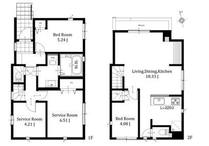 【3号棟】中区新築戸建LKD18帖対面キッチン