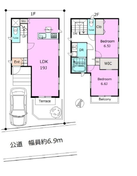 大田区中古戸建　LDK19帖　WIC　南道路　始発駅
