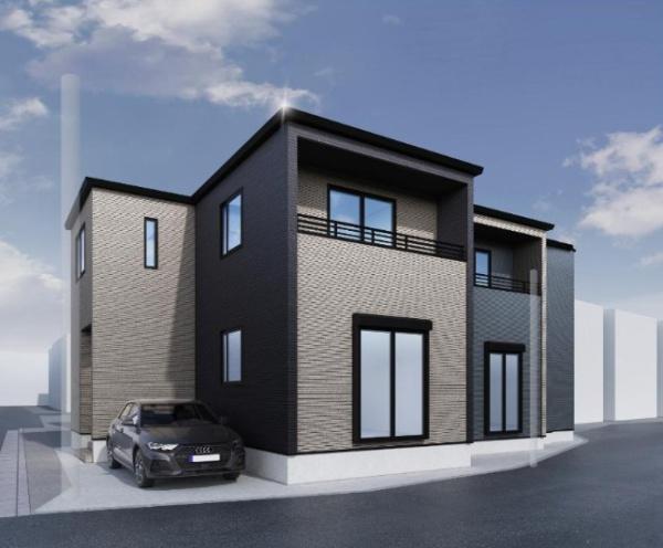【3号棟】中区新築戸建リビング階段　納戸