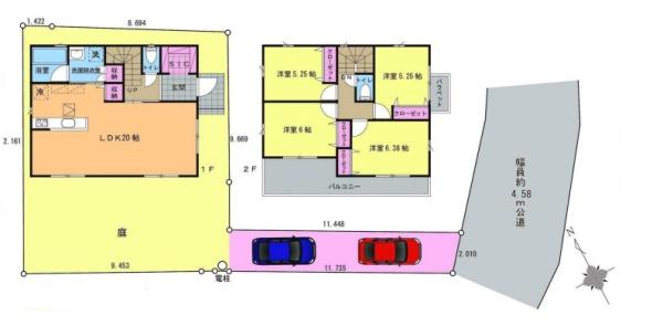 【12号棟】横須賀市新築戸建　LDK20帖　2台駐車可