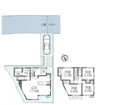 鶴見区中古戸建　2路線利用可　都市ガス