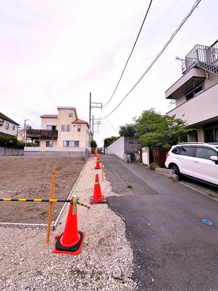 茅ヶ崎市売地建築条件無し海岸まで徒4分3方向角地
