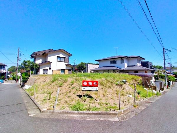 【1区画】横須賀市売地建築条件無し角地平坦