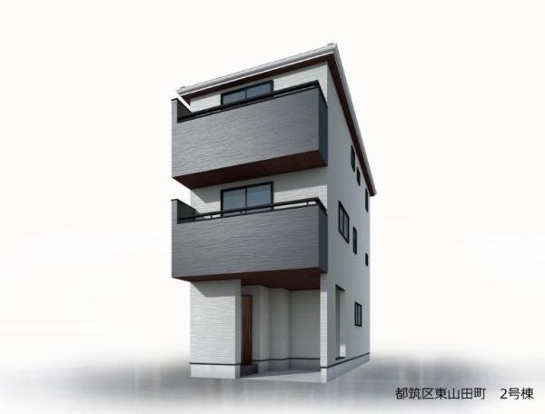 【2号棟】都筑区新築戸建ビルトイン車庫納戸